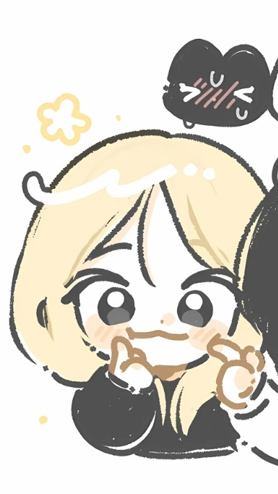 nền bạn thân chibi vui nhộn chất lượng cao