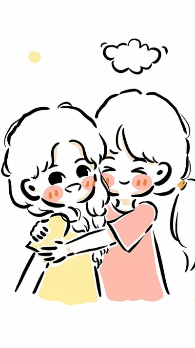 wallpaper bạn thân chibi độc đáo dễ thương