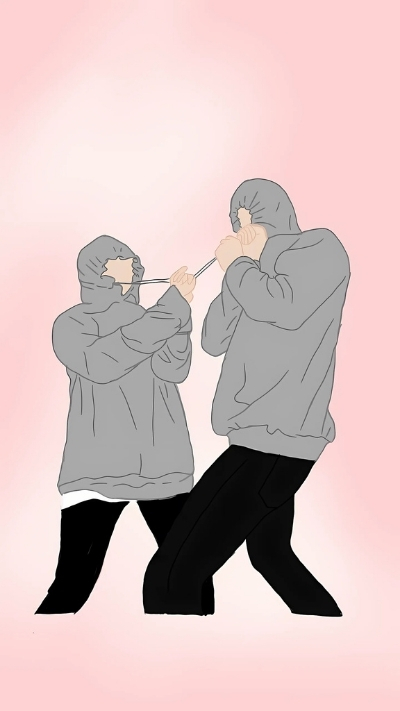 nền bạn thân nam cute sắc nét cho iphone