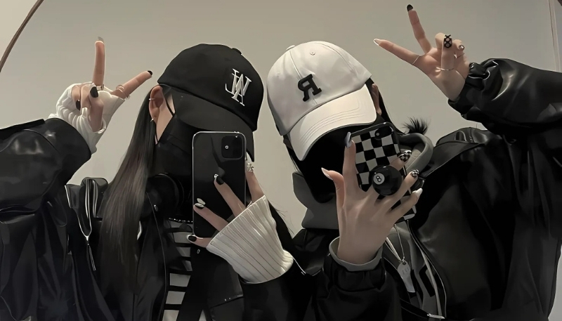 hình nền bạn thân nữ ngầu đẹp 4K