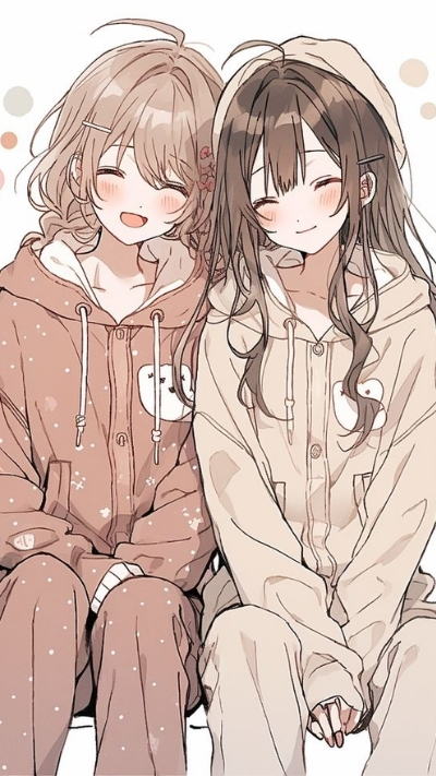 wallpaper bạn thân anime đôi đáng yêu chất lượng cao