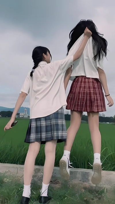 avatar đôi bạn thân nữ vô tri đáng yêu 4K