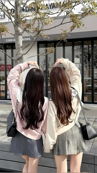 hình đôi bạn thân cute là người thật chất lượng cao