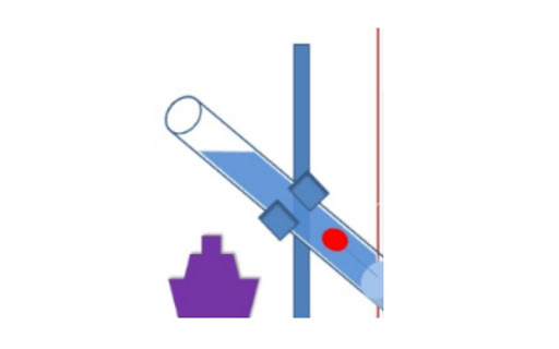 Thí nghiệm dẫn nhiệt của chất lỏng. (Ảnh: Sưu tầm Internet)