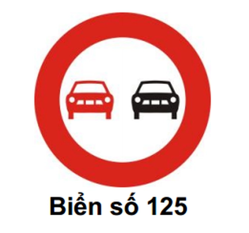 Biển báo cấm vượt - Ý nghĩa và mức phạt khi không tuân thủ