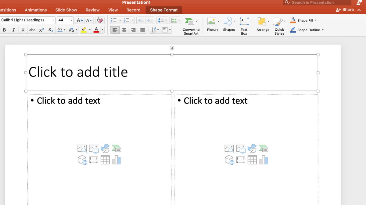Nhấn giữ chuột phải tại các đường biên xung quanh phần của vật thể mà bạn muốn di chuyển