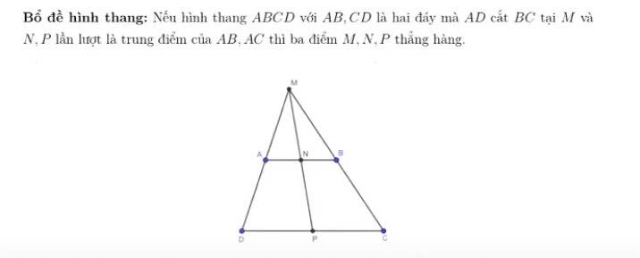 Lý thuyết về bổ đề hình thang