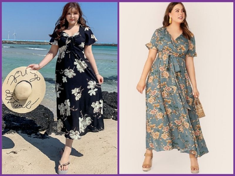 cách phối đồ đi biển cho nữ béo