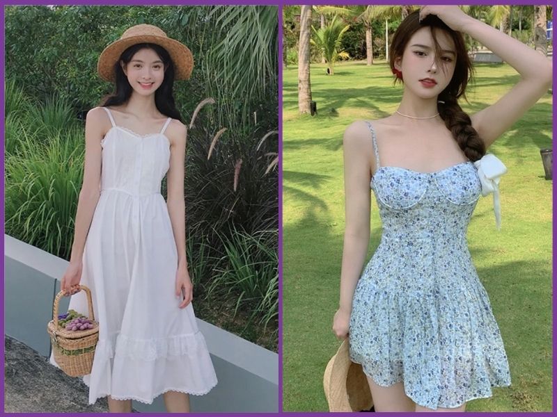 cách phối đồ đi biển cho nữ béo