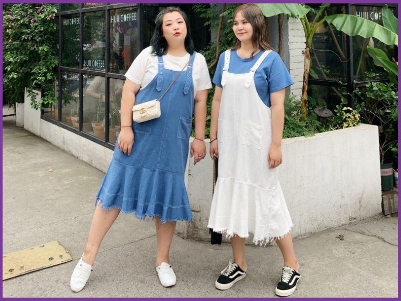 cách phối đồ đi biển cho nữ béo