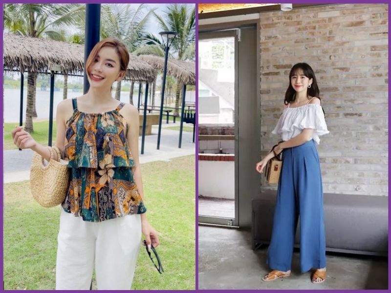 cách phối đồ đi biển cho nữ béo