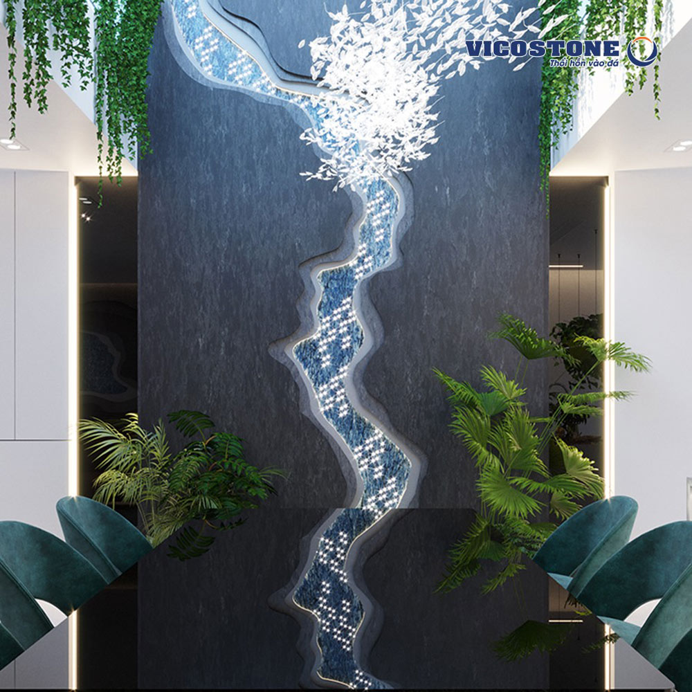 Thiết kế đá trang trí độc đáo, ấn tượng