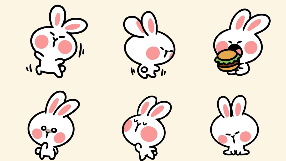 Vẽ con thỏ chibi dễ thương