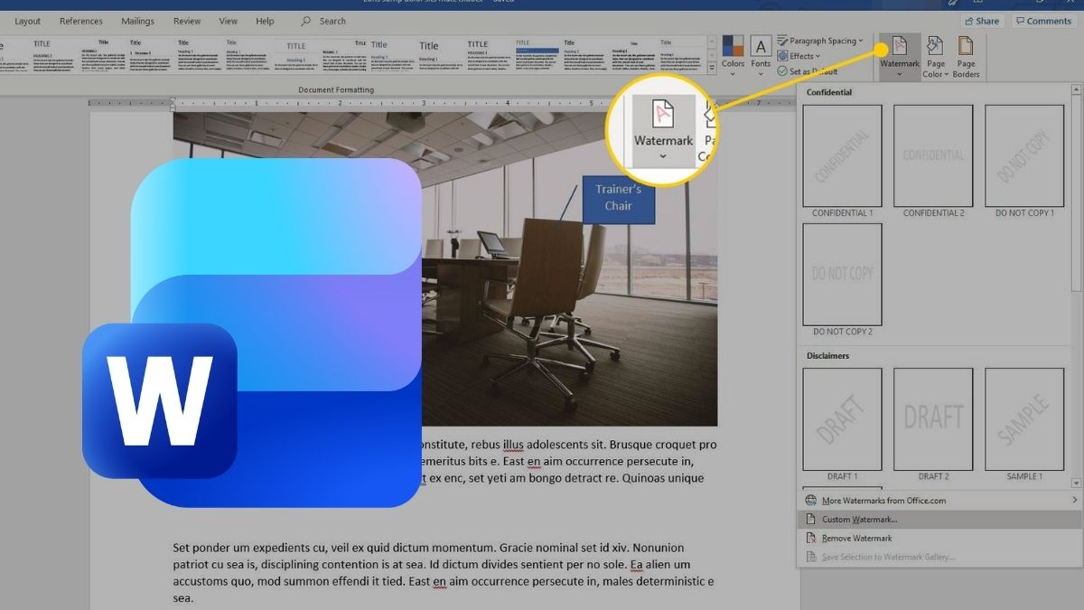 Cách xóa watermark trong Word cho mọi phiên bản chi tiết