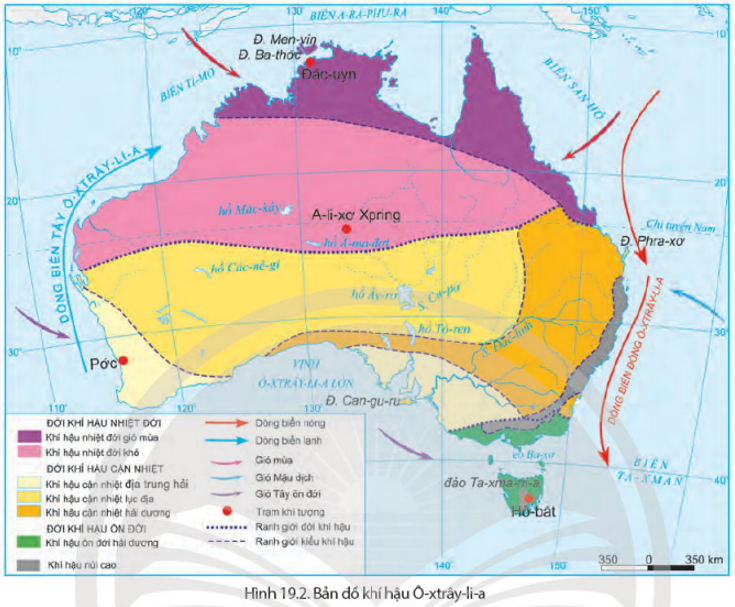 Bài 19. Thiên nhiên châu Đại Dương SGK Lịch sử và Địa lí 7 Chân trời sáng tạo</>