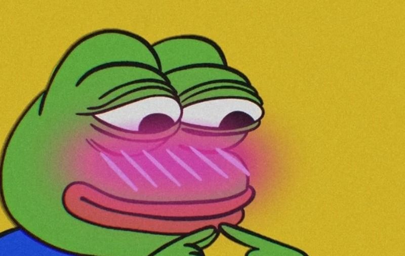 Meme ếch xanh tự mãn