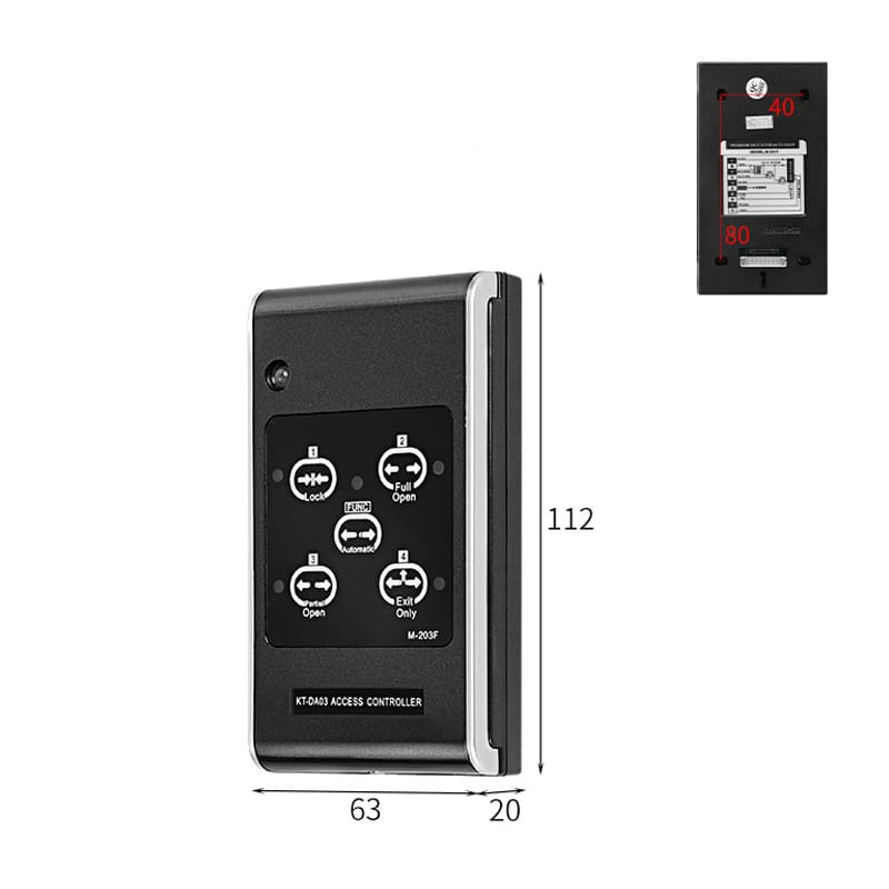 Công Tắc TOHO TH617 - Điều Khiển Cửa Tự Động 5 Chế Độ