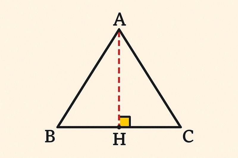Công thức tính diện tích tam giác đều