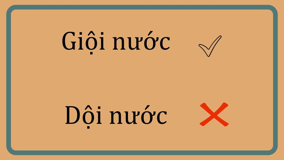 Dội nước hay giội nước là đúng chính tả?