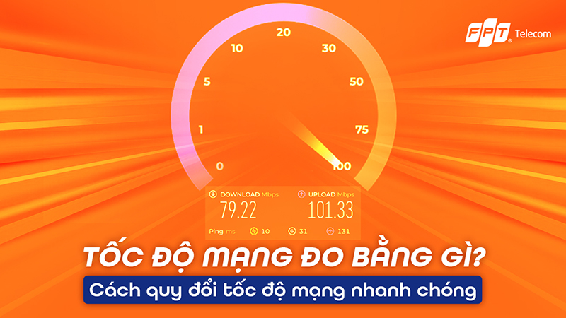 Tốc độ mạng đo bằng g&igrave;? C&aacute;ch quy đổi tốc độ mạng nhanh ch&oacute;ng