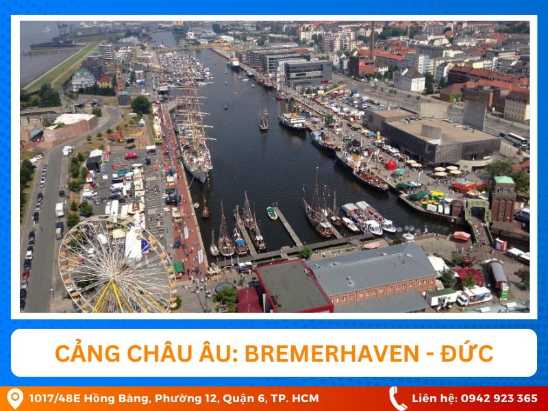 cang bien bremerhaven duc