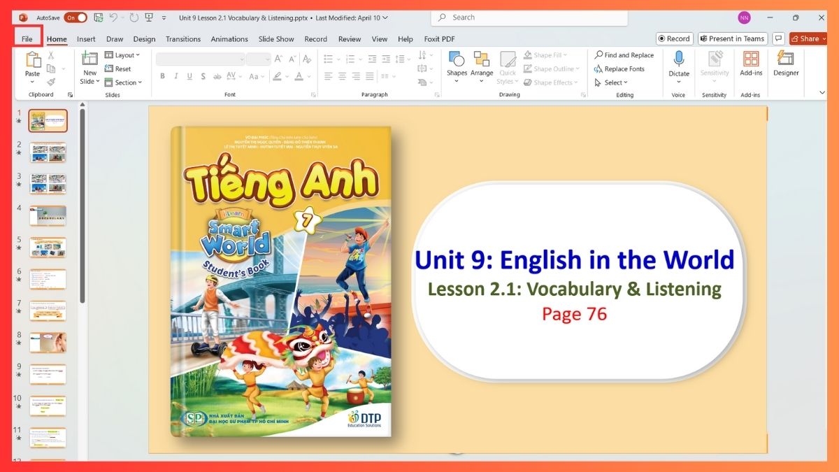 Chuyển đổi thủ công định dạng đuôi file PowerPoint