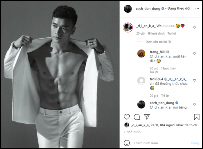 Bùi Tiến Dũng tự tay đăng ảnh bán nude: Bạn gái Tây