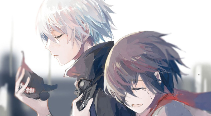 Ảnh anime buồn cho cặp đôi thể hiện sự nhớ nhung