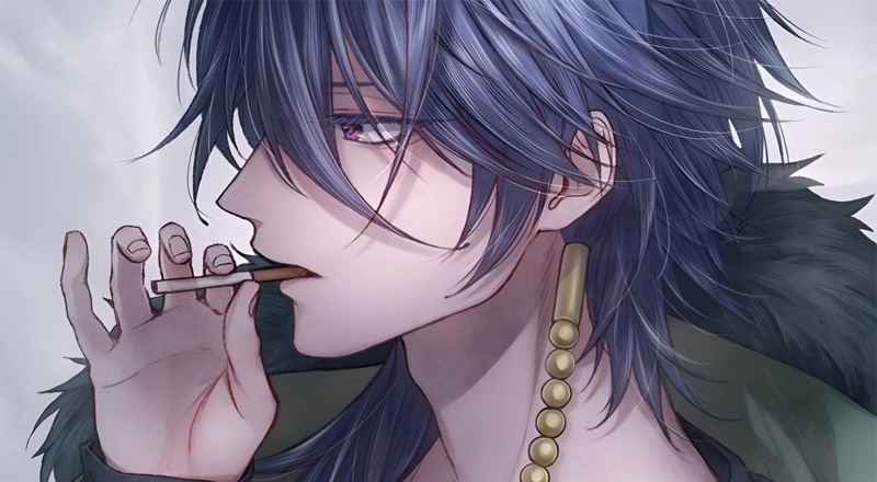 Ảnh anime buồn hút thuốc cho nam