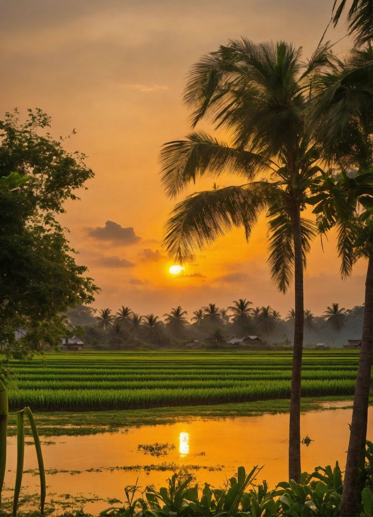 Hình ảnh bình yên ở quê khi gà gáy vang vọng khắp xóm làng