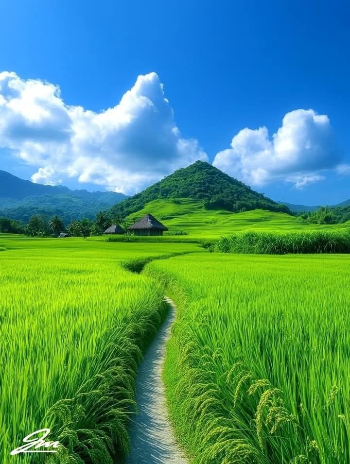 Hình ảnh ruộng lứa việt nam