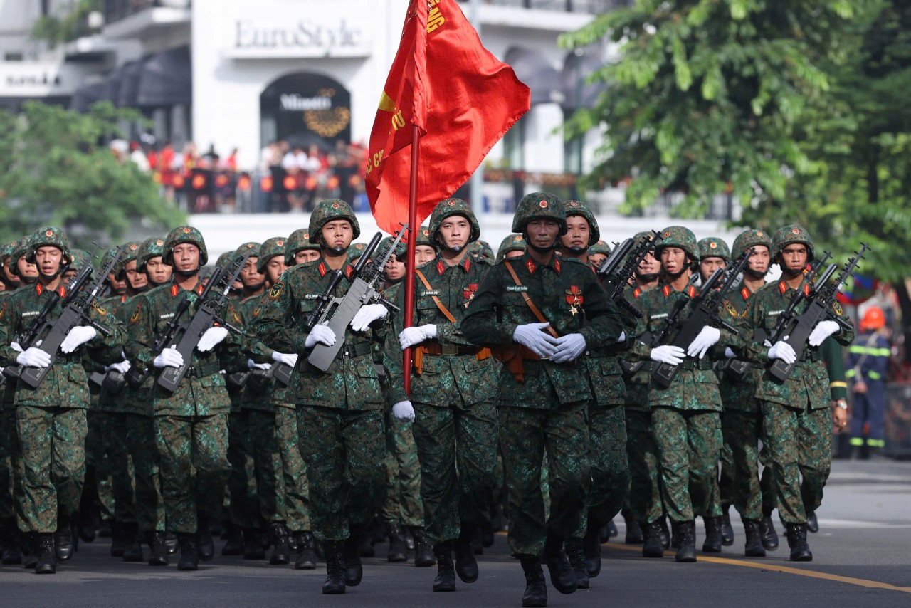 Những hình ảnh ấn tượng về diễu binh, diễu hành kỷ niệm 80 năm Quốc khánh 2/9