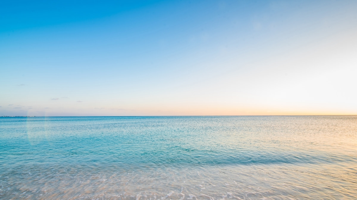 Hình nền PowerPoint biển tươi sáng