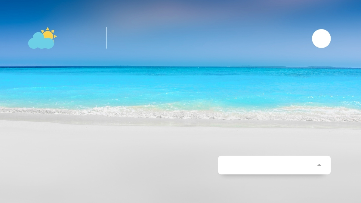 Hình nền PowerPoint biển tone màu xanh nhẹ nhàng