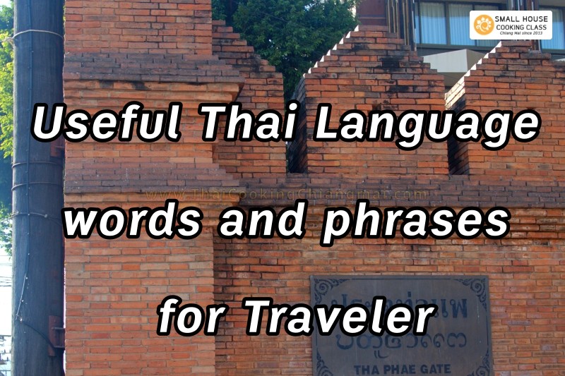 Useful Thai language words and phrases for Traveler