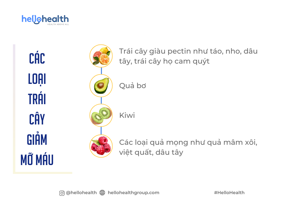 Các loại trái cây giúp giảm mỡ máu info 4