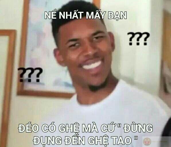 Một chiếc meme không chữ tạo cảm giác vừa tối giản vừa cực kỳ vui vẻ