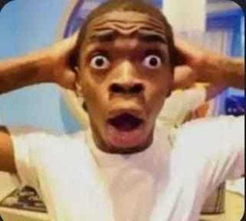 Meme anh da đen ngạc nhiên/bất ngờ