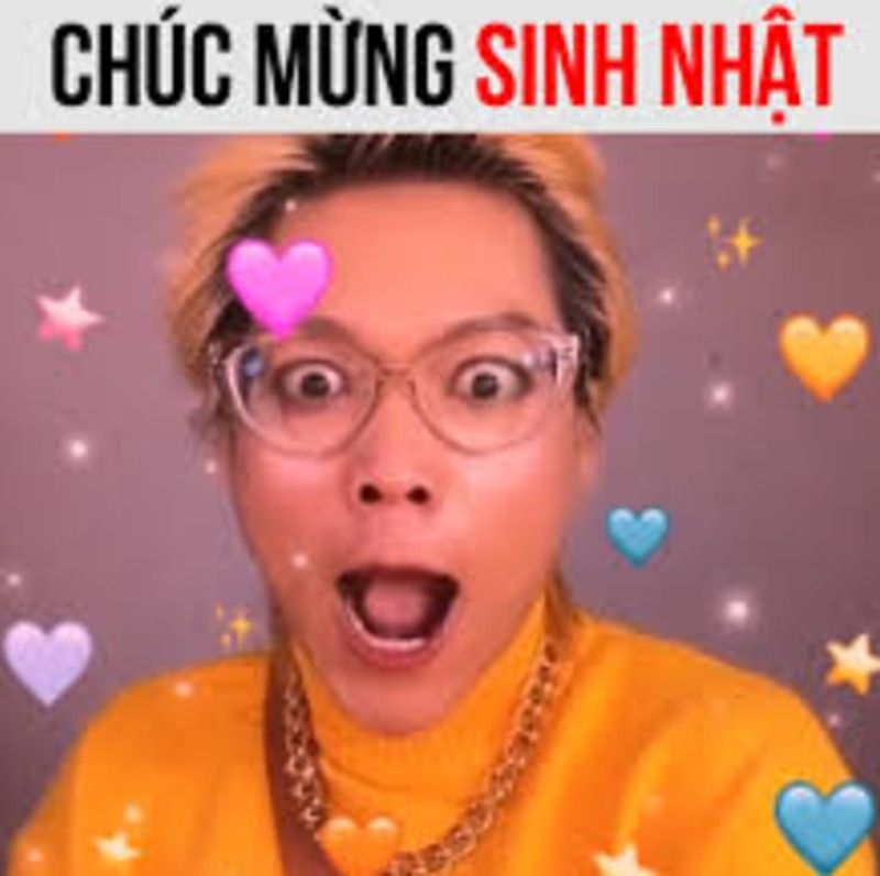 Meme chúc mừng sinh nhật người nổi tiếng