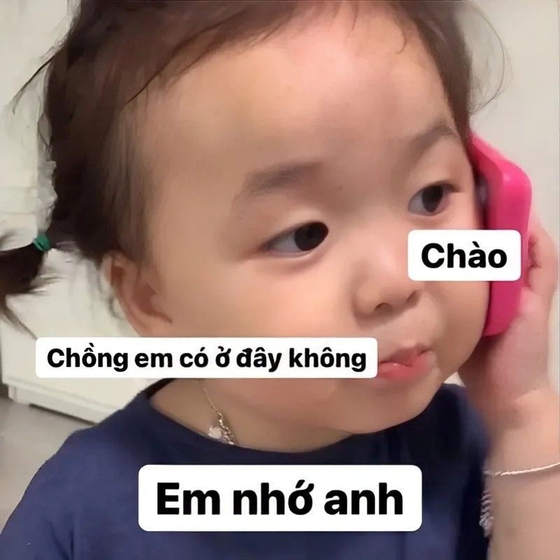 meme nhớ anh yêu