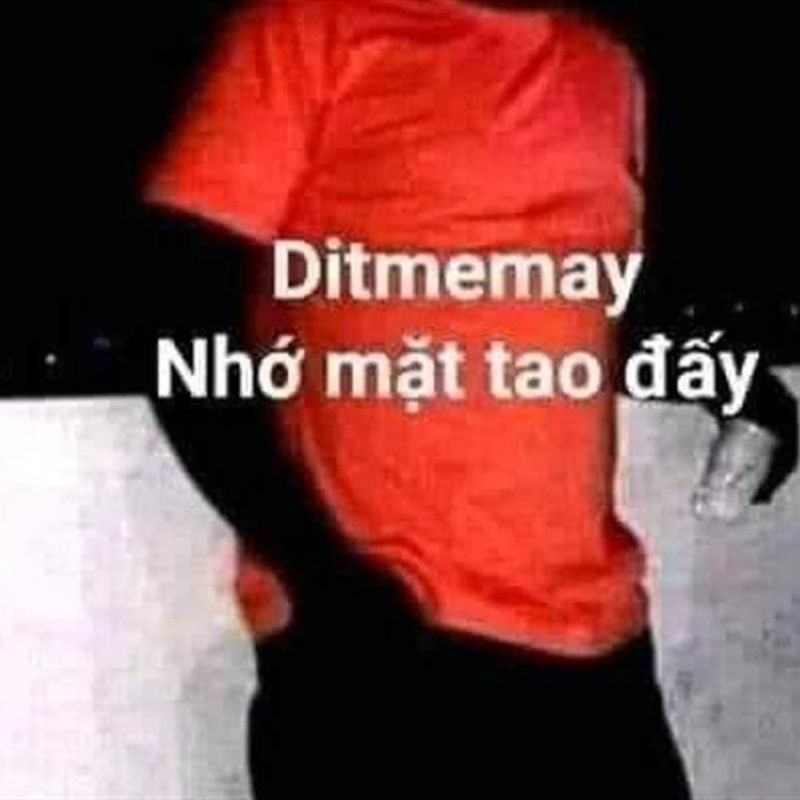 meme nhớ mặt tao