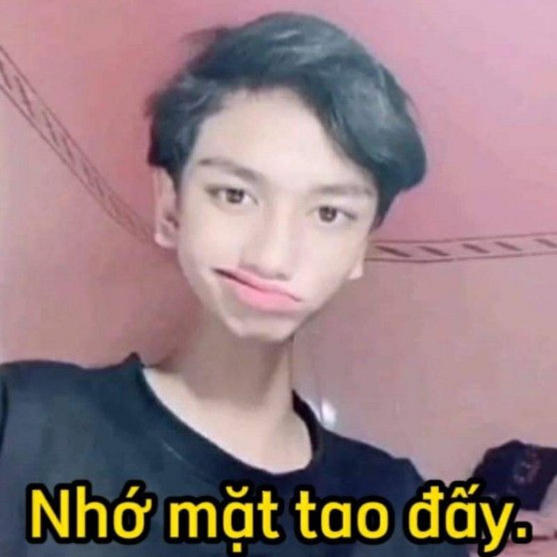 meme nhớ mặt tao đấy