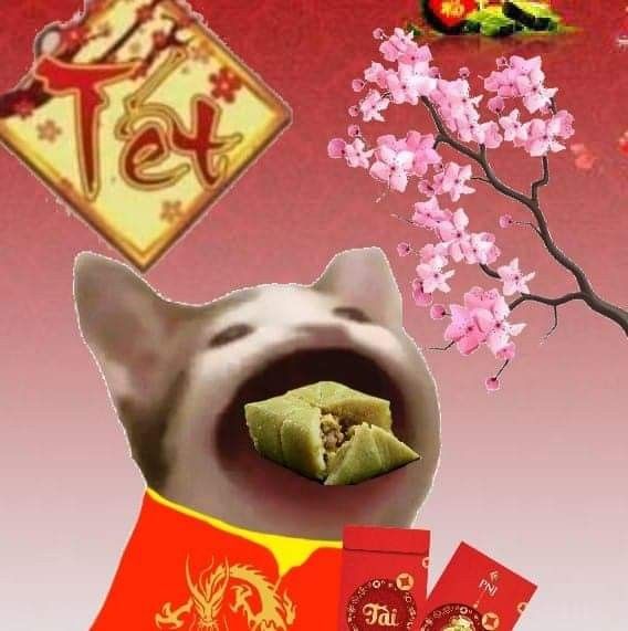 Tiếng cười rộn ràng từ ảnh meme Tết giúp không khí thêm tươi mới