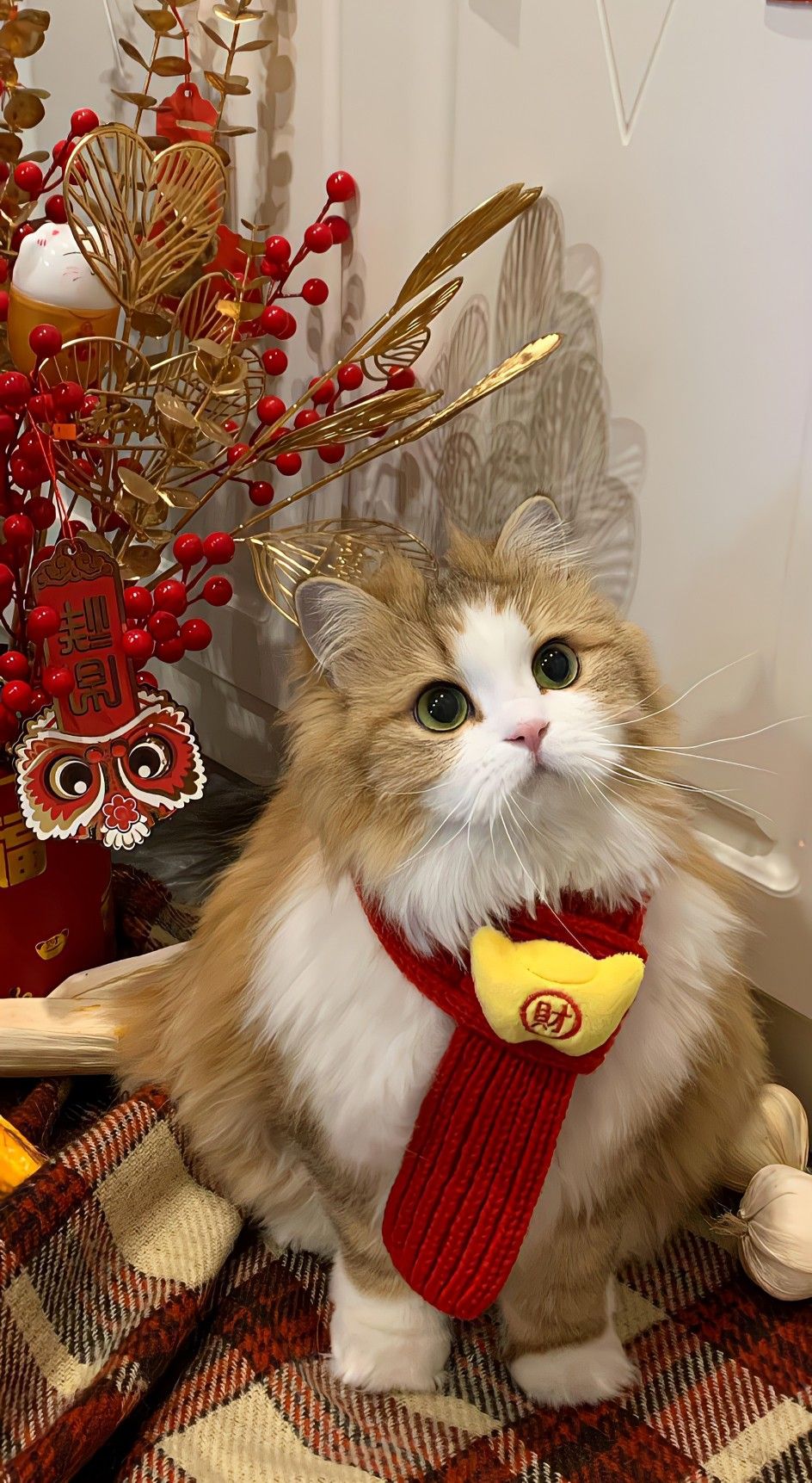 Ảnh mèo Tết meme