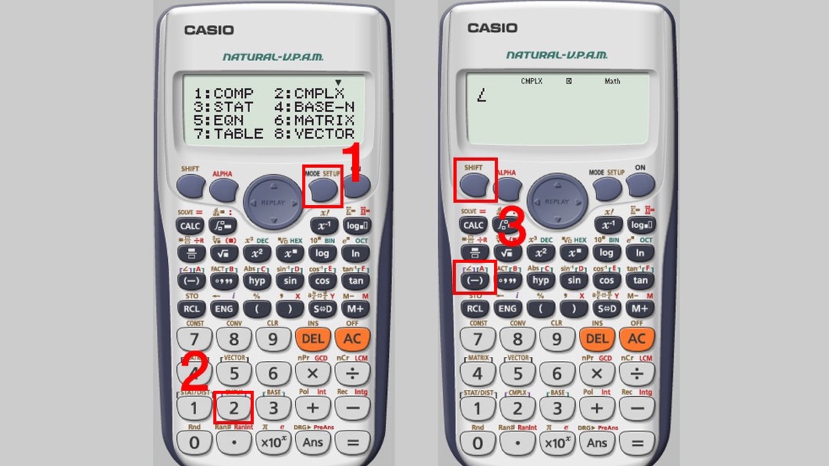Cách viết chữ L trên máy tính Casio 580, 880, 570