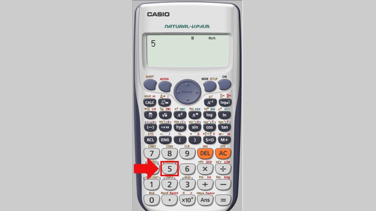 Cách viết chữ S trên máy tính Casio 580, 880, 570