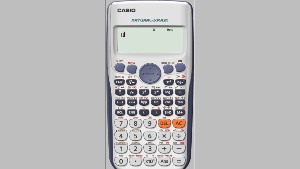 Cách viết chữ U trên máy tính Casio 580, 880, 570