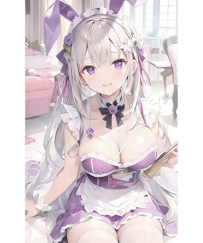 hình anime girl nghệ thuật