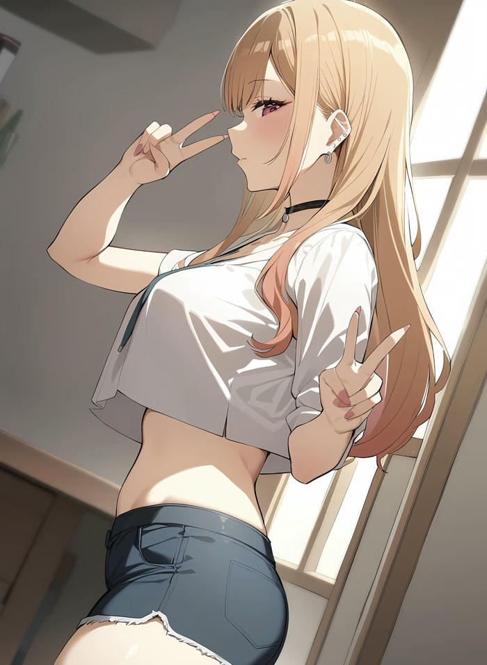 anime nữ phong cách gợi cảm