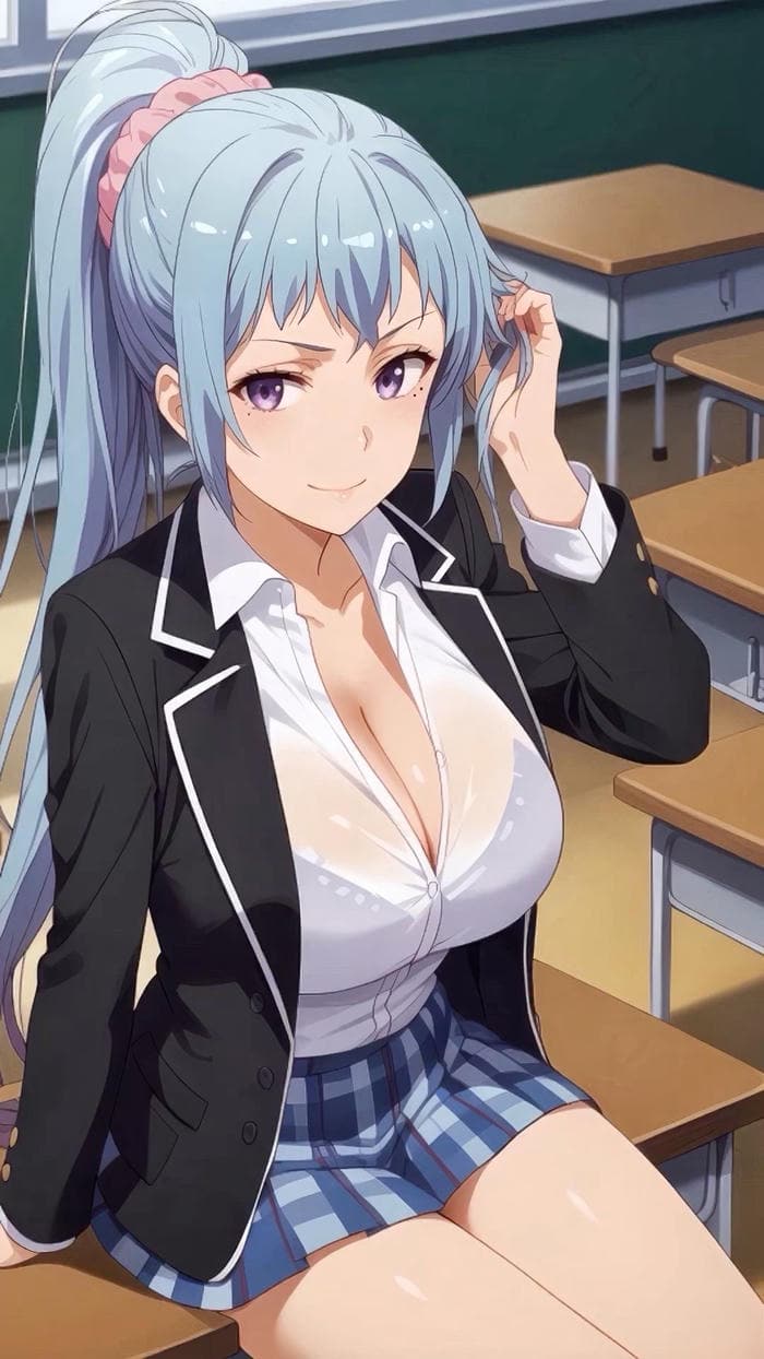 anime girl thời trang hiện đại